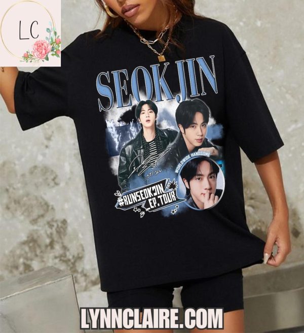 Limited Edition Kim Seok-jin Ep Tour 2025 Worldwide Handsome 2D T-Shirt