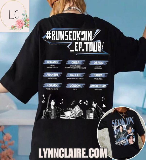 Limited Edition Kim Seok-jin Ep Tour 2025 Worldwide Handsome 2D T-Shirt
