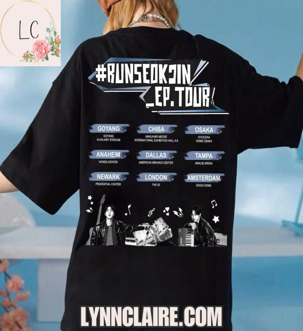 Limited Edition Kim Seok-jin Ep Tour 2025 Worldwide Handsome 2D T-Shirt