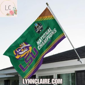 Limited Edition LSU Tigers 2025 NCAA Baseball National Champions Flag
