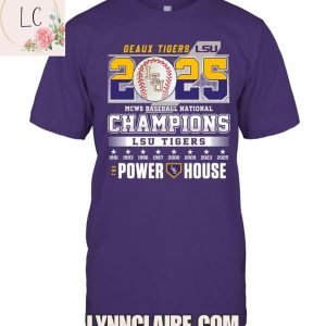 Limited Edition LSU Tigers MCWC Baseball National Champions 2025 2D T-Shirt