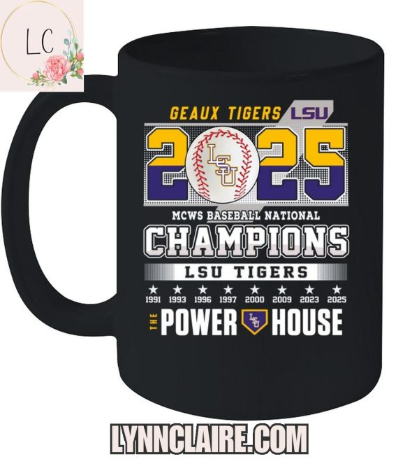 Limited Edition LSU Tigers MCWC Baseball National Champions 2025 2D T-Shirt