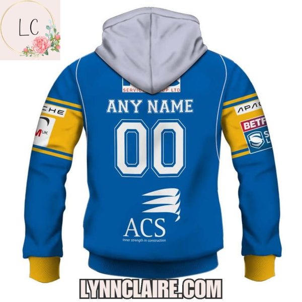 Limited Edition Leeds Rhinos Super League 2025 Hoodie Custom Name