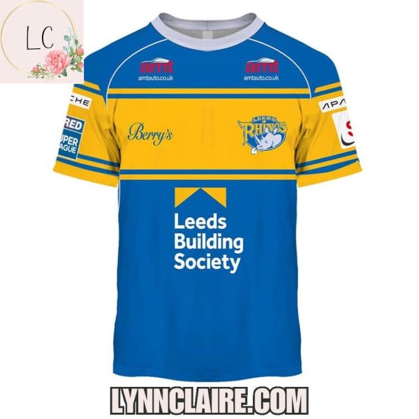 Limited Edition Leeds Rhinos Super League 2025 Hoodie Custom Name
