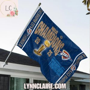 Limited Edition NBA Champions 2025 Oklahoma City Thunder Flag