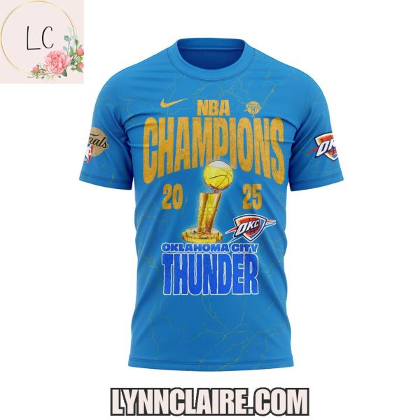 Limited Edition NBA Champions Oklahoma City Thunder 2024-25 Hoodie