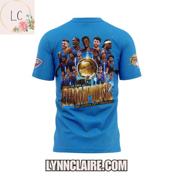 Limited Edition NBA Champions Oklahoma City Thunder 2024-25 Hoodie