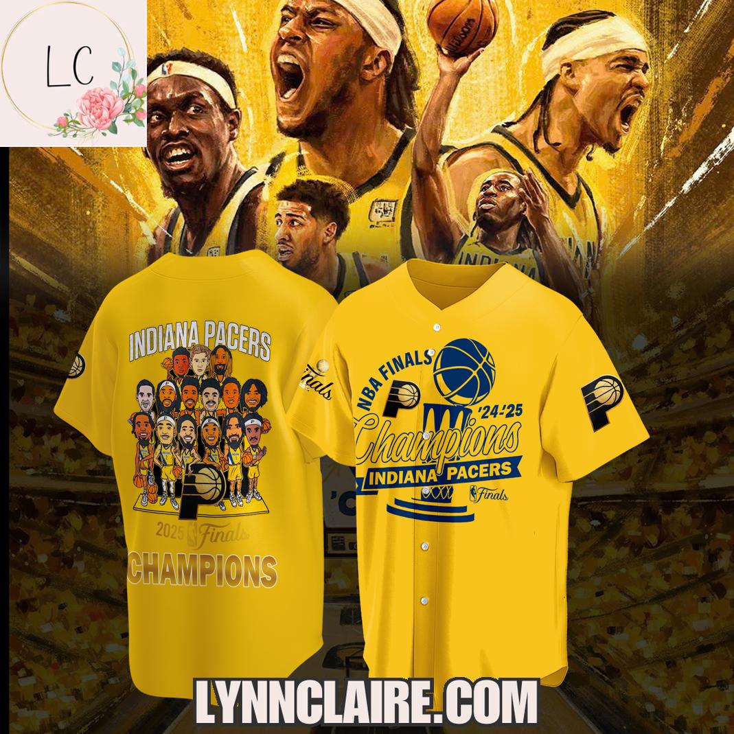 Limited Edition NBA Finals Champions Indiana Pacers 24-25 3D T-Shirt Limited Edition NBA Finals Champions Indiana Pacers 24-25 3D T-Shirt