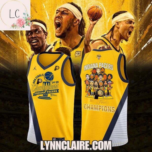 Limited Edition NBA Finals Champions Indiana Pacers 24-25 Basketball Jersey