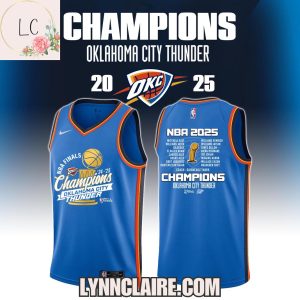 Limited Edition NBA Finals Champions Oklahoma City Thunder 2025 Basketball Jersey
