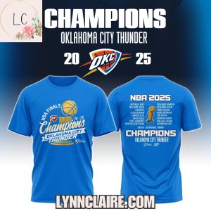 Limited Edition NBA Finals Champions Oklahoma City Thunder 2025 Hoodie