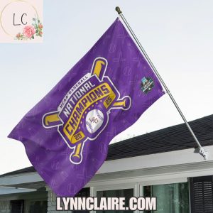 Limited Edition NCAA Baseball National Champions 20 LSU Tigers 25 Flag