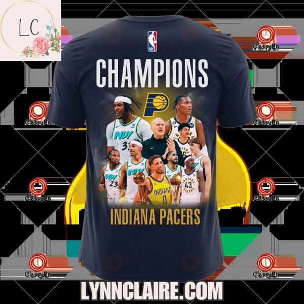 Limited Edition National Basketball Association Champions Indiana Pacers 3D T-Shirt