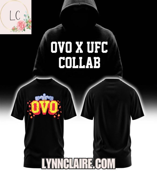 Limited Edition OVO x UFC Collab 2025 2D T-Shirt
