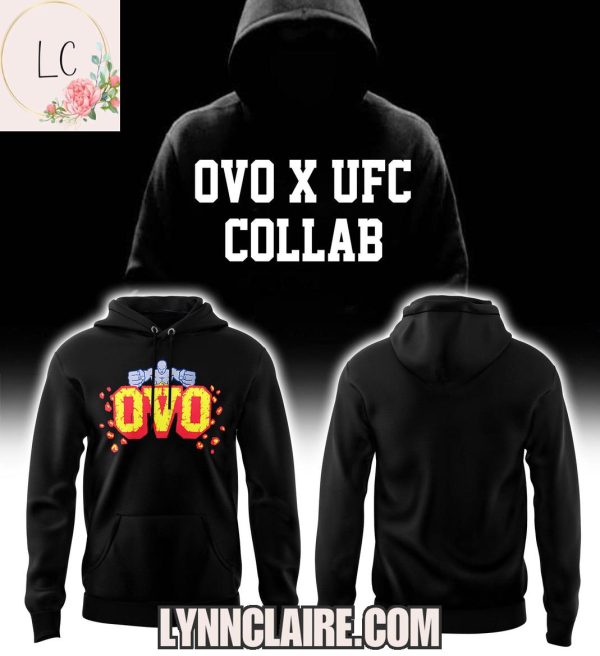 Limited Edition OVO x UFC Collab 2025 2D T-Shirt