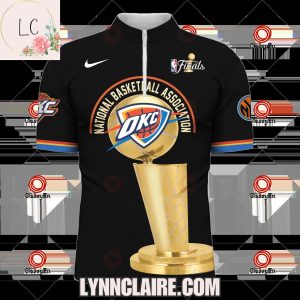 Limited Edition Oklahoma City Thunder 2025 National Basketball Association Champions Short Sleeves Quarter Zip Jersey
