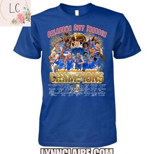 Limited Edition Oklahoma City Thunder NBA 2025 Champions Finals 2D T-Shirt