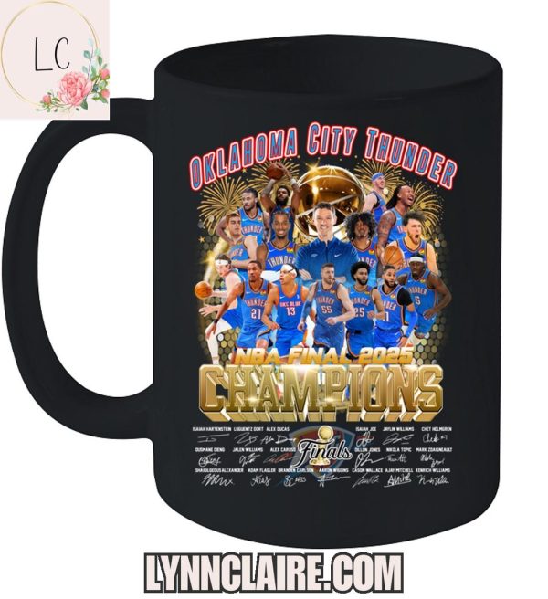 Limited Edition Oklahoma City Thunder NBA 2025 Champions Finals 2D T-Shirt