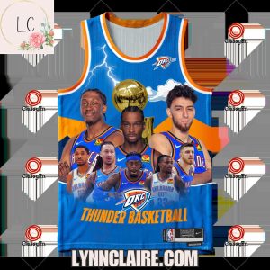 Limited Edition Oklahoma City Thunder NBA Finals 2025 Champs Basketball Jersey