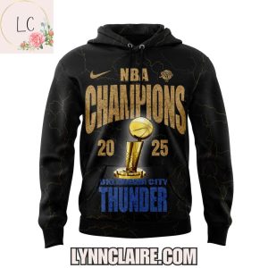 Limited Edition Oklahoma City Thunder x Hello Kitty NBA Champions 2025 Hoodie
