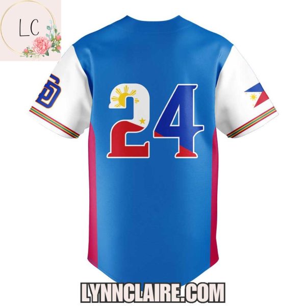 Limited Edition San Diego Padres x Welcome To Filipino Heritage Celebrating Baseball Jersey