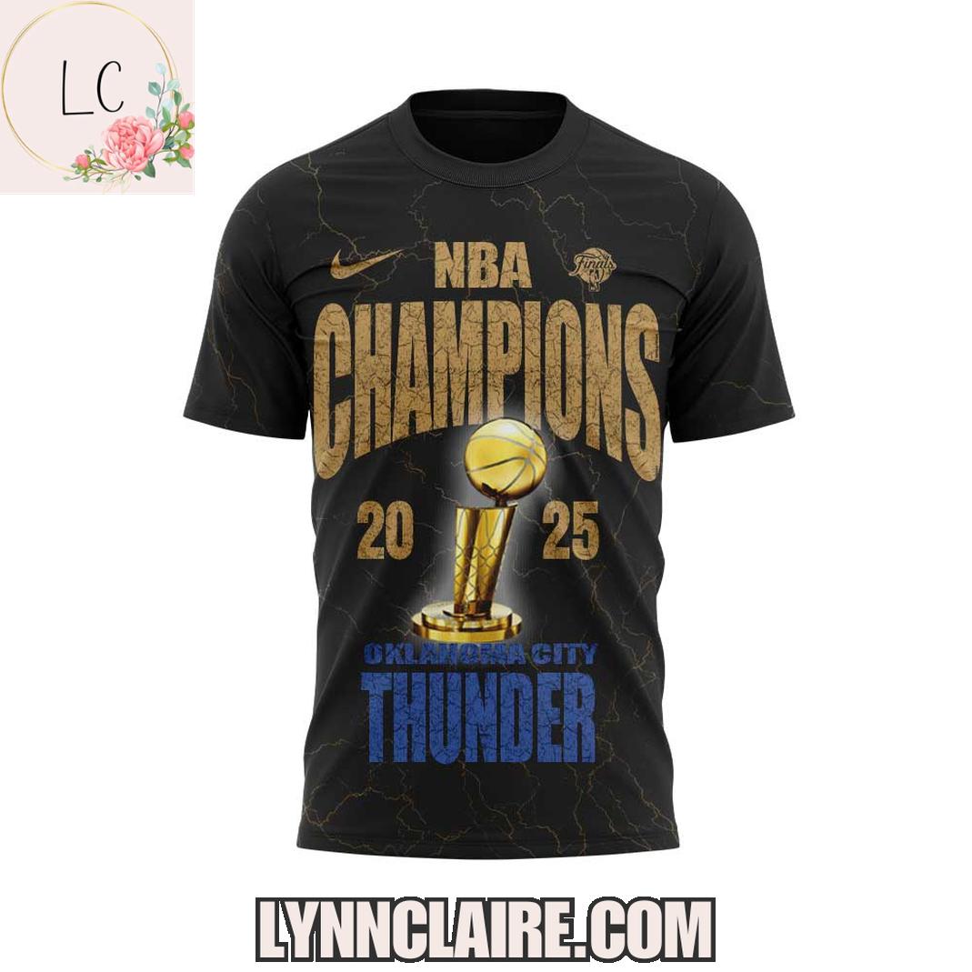 Limited Edition Won For The City NBA Champions 2025 Oklahoma City Thunder 3D T-Shirt Limited Edition Won For The City NBA Champions 2025 Oklahoma City Thunder 3D T-Shirt
