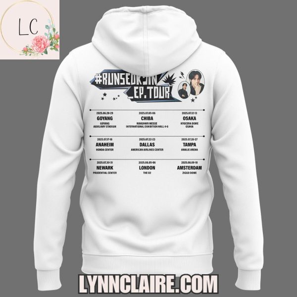 Limited Edition Worldwide Handsome Ep Tour 2025 RunSeokjin Hoodie