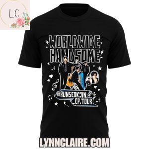 Limited Edition Worldwide Handsome RunSeokjin Ep Tour 2025 3D T-Shirt