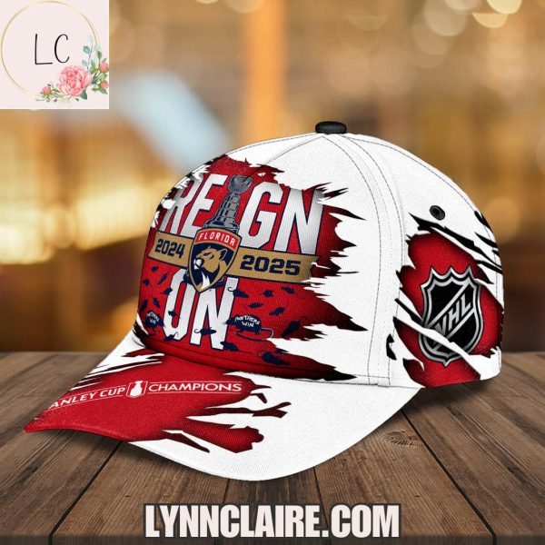 Special Edition 2024-2025 Stanley Cup Champions Florida Panthers Reign Cap