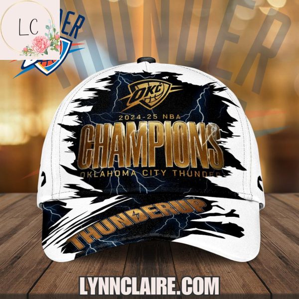 Special Edition 2024-25 NBA Champions Oklahoma City Thunder Cap