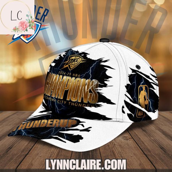 Special Edition 2024-25 NBA Champions Oklahoma City Thunder Cap