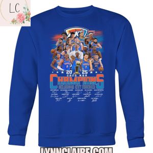 Special Edition 2025 Oklahoma City Thunder NBA Champions 2D T-Shirt