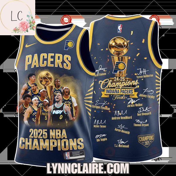 Special Edition 24-25 Champions Indiana Pacers Finals Basketball Jersey
