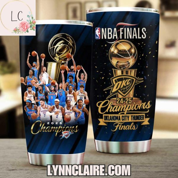 Special Edition 24-25 Champions NBA Finals Oklahoma City Thunder 20oz Tumbler