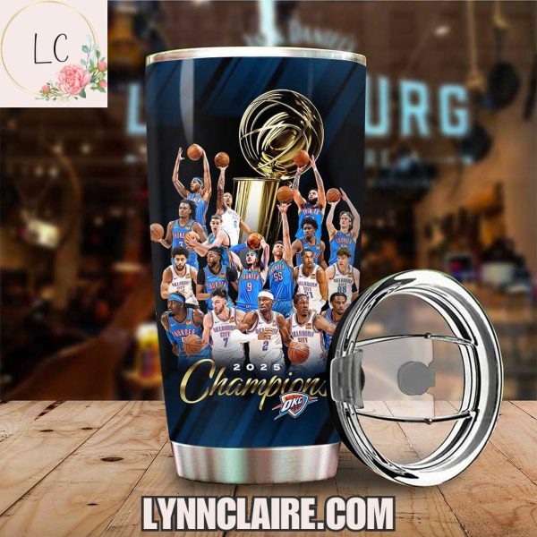 Special Edition 24-25 Champions NBA Finals Oklahoma City Thunder 20oz Tumbler