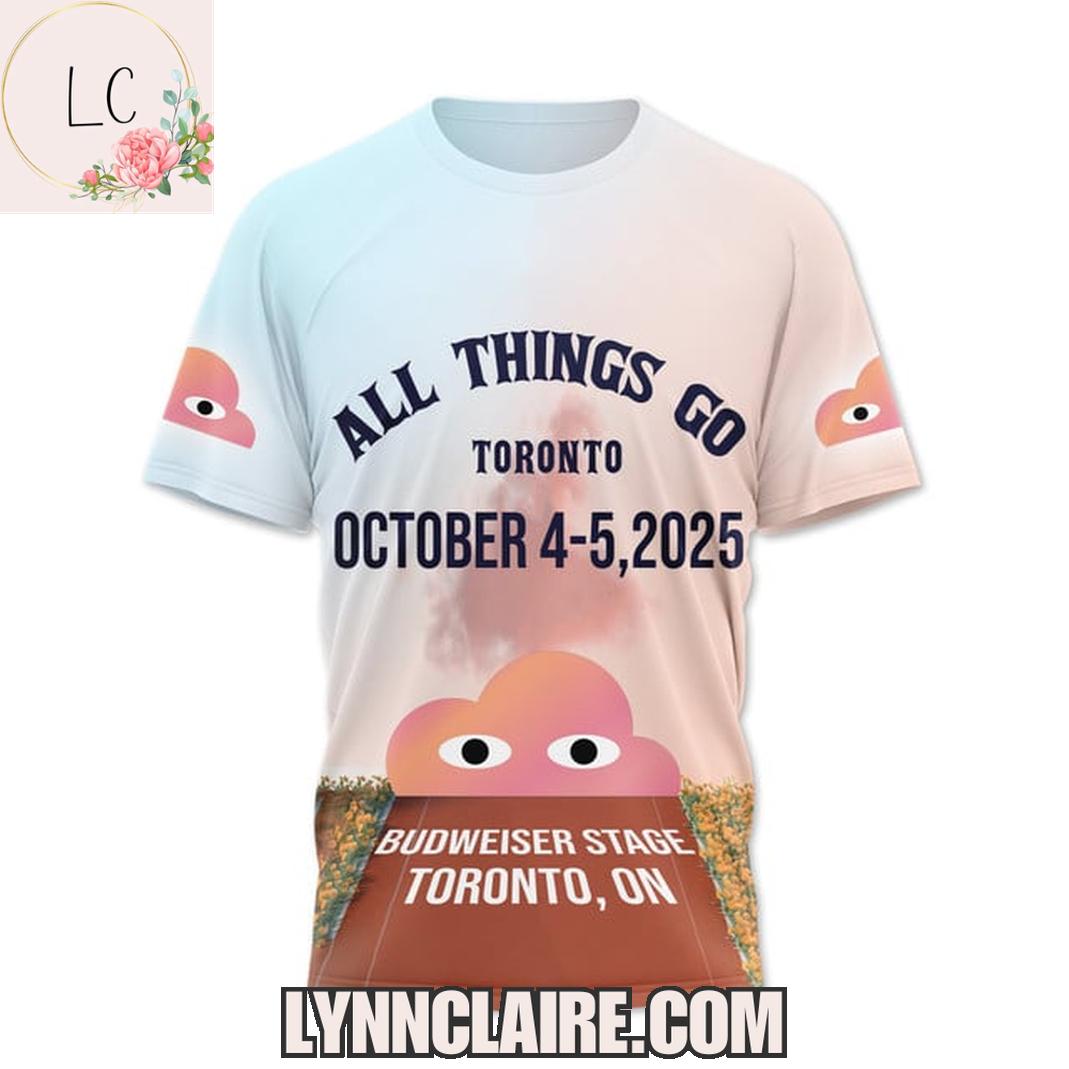 Special Edition All Things Go Toronto Music Festival 2025 3D T-Shirt Special Edition All Things Go Toronto Music Festival 2025 3D T-Shirt