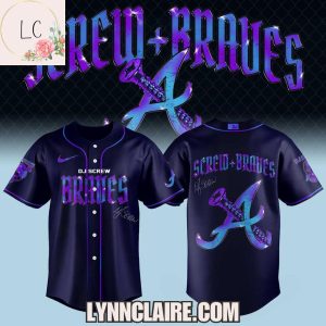 Special Edition Atlanta Braves x DJ Screw + Slabs 2025 Baseball Jersey