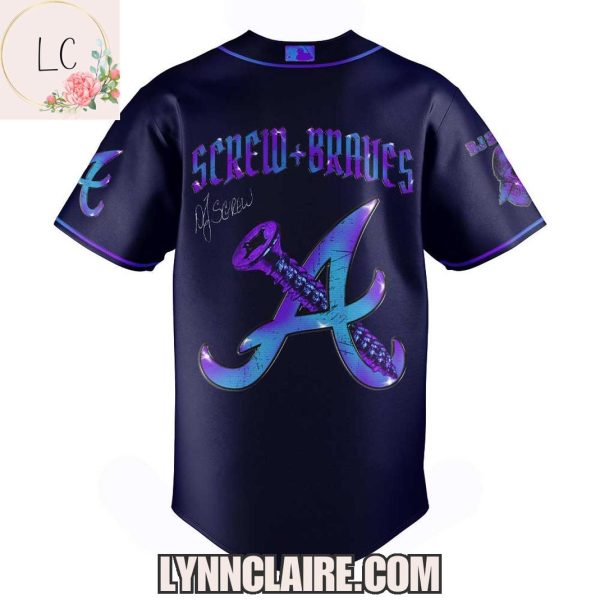 Special Edition Atlanta Braves x DJ Screw + Slabs 2025 Baseball Jersey