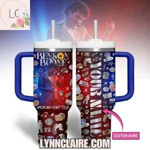 Special Edition Benson Boone 2025 American Heart Tour 40oz Tumbler Custom Name