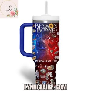 Special Edition Benson Boone 2025 American Heart Tour 40oz Tumbler Custom Name