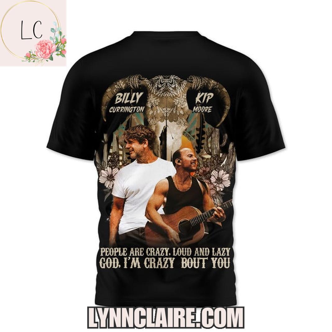Special Edition Billy Currington & Kip Moore Live In Concert 2025 3D T-Shirt Special Edition Billy Currington & Kip Moore Live In Concert 2025 3D T-Shirt
