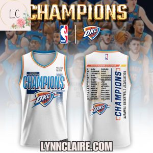 Special Edition Champions National Basketball Association Oklahoma City Thunder Basketball Jersey