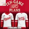 Limited Edition Detroit Red Wings Ten-Game Plans 2025 Hockey Jersey