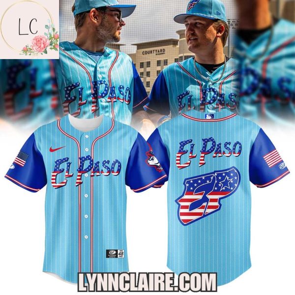 Special Edition El Paso Chihuahuas Independence Day 2025 Baseball Jersey