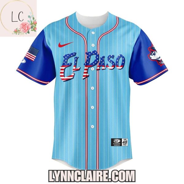 Special Edition El Paso Chihuahuas Independence Day 2025 Baseball Jersey