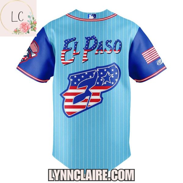 Special Edition El Paso Chihuahuas Independence Day 2025 Baseball Jersey