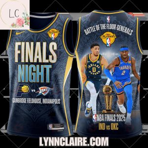 Special Edition Finals Night 2025 Battle Of The Floor-Generals Indiana Pacers x Oklahoma City Thunder Basketball Jersey