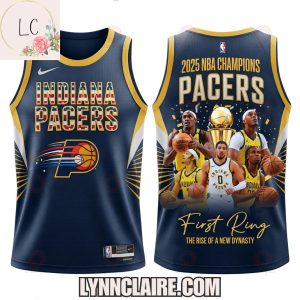 Special Edition First Ring The Rise Of A New Dynasty Indiana Pacers 2025 NBA Champions Basketball Jersey
