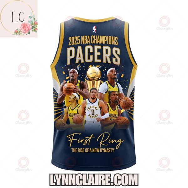 Special Edition First Ring The Rise Of A New Dynasty Indiana Pacers 2025 NBA Champions Basketball Jersey