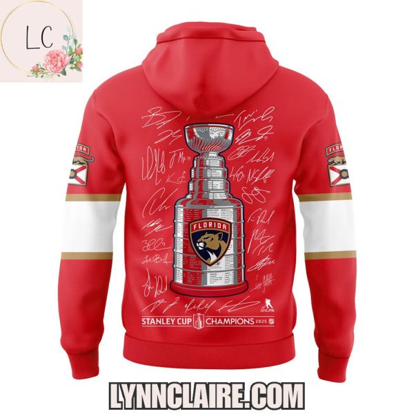 Special Edition Florida Panthers 2025 Back To Back Stanley Cup Champs Hoodie
